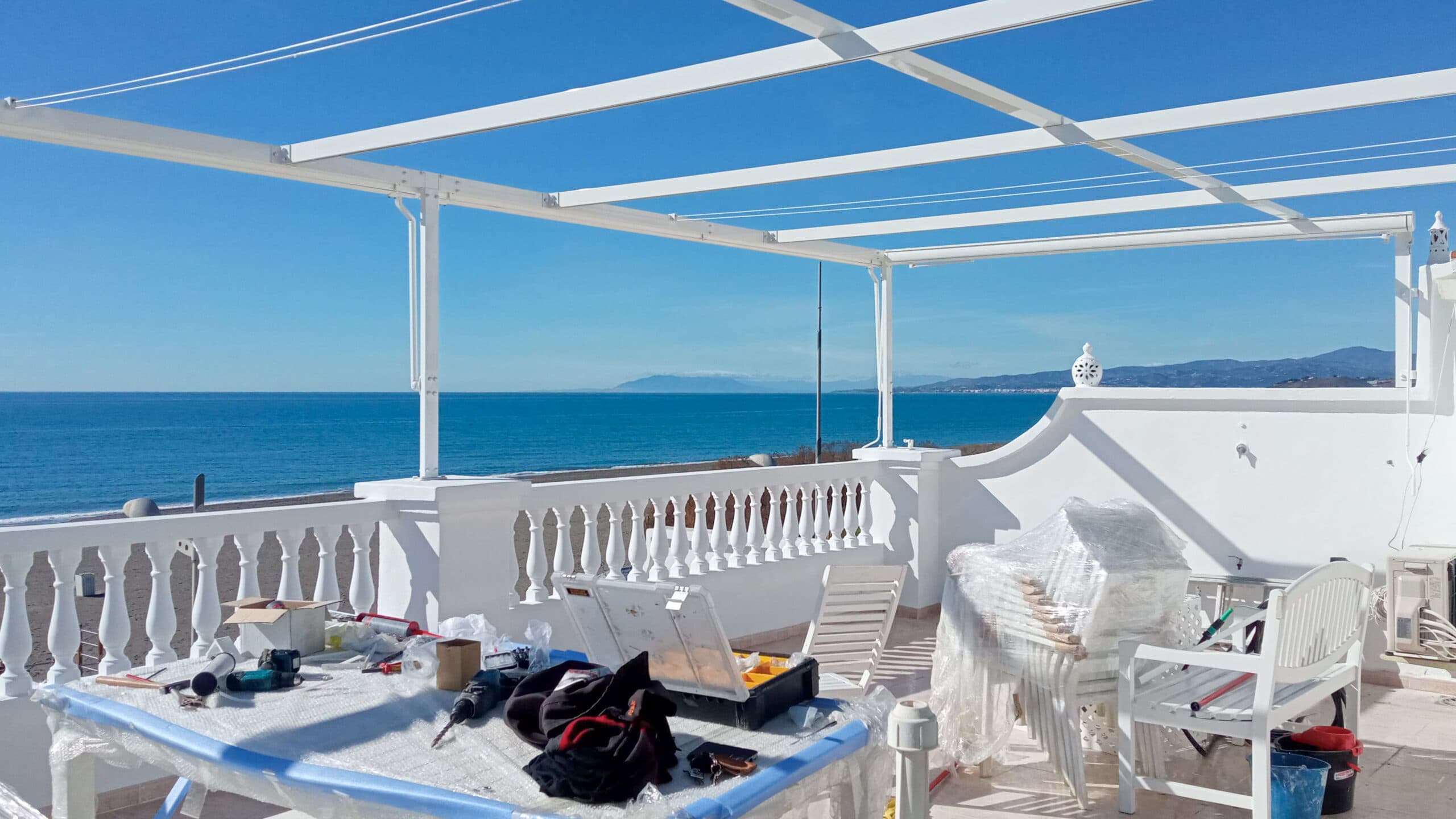 Toldo exterior para terraza